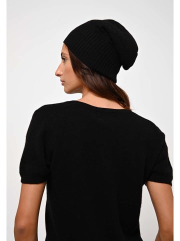 AUTHENTIC CASHMERE Kaschmir-Mütze "Scott" in Schwarz