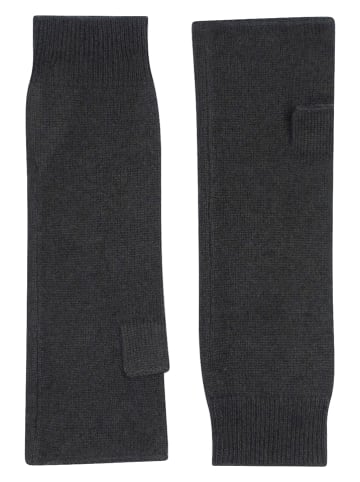 AUTHENTIC CASHMERE Kaszmirowe mitenki "Serre" w kolorze szarym