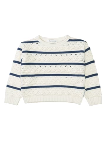 Marc O'Polo Junior Sweter w kolorze białym