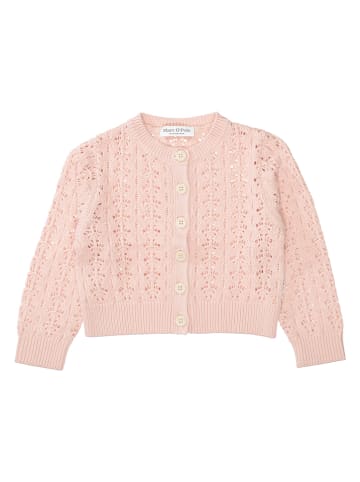 Marc O'Polo Junior Kardigan w kolorze jasnoróżowym