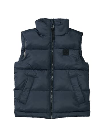 Marc O'Polo Junior Kamizelka pikowana w kolorze granatowym