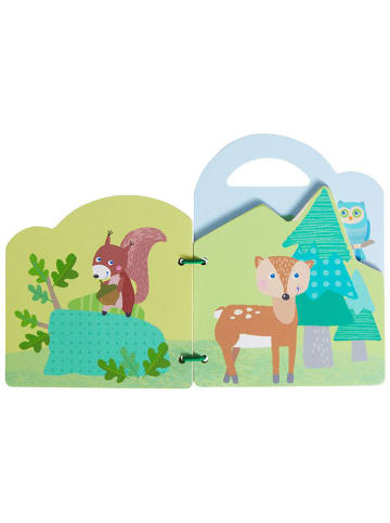 Haba Houten babyboek "Dieren van het bos" - vanaf 10 maanden