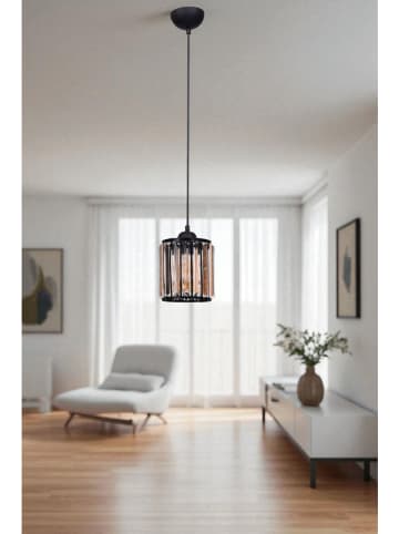 Opviq Hängeleuchte in Schwarz - (B)13 cm