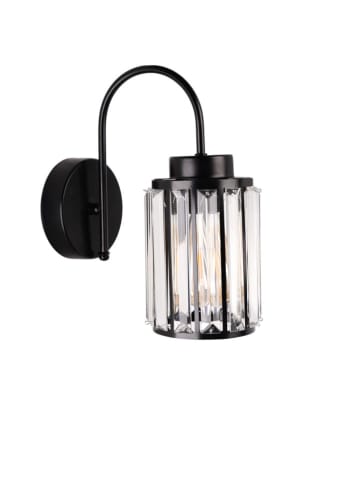 Opviq Lampa ścienna w kolorze czarnym - 24 x 30 x Ø 12 cm
