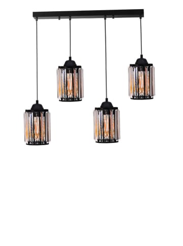 Opviq Hängeleuchte in Schwarz - (B)65 cm