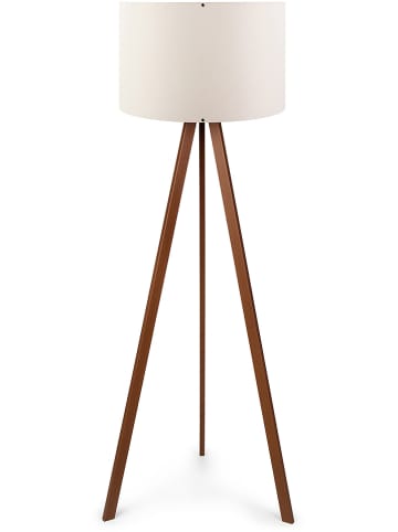 Opviq Staande lamp bruin/crème - (H)140 x Ø 38 cm