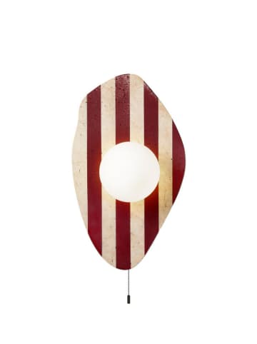 Opviq Lampa ścienna w kolorze beżowo-czerwonym - wys. 42 x Ø 10 cm
