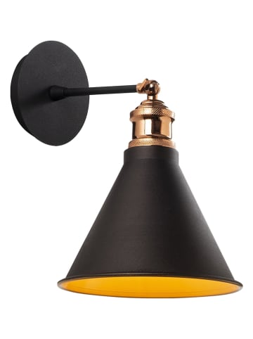 Opviq Wandleuchte in Schwarz - (B)20 x (H)29 cm