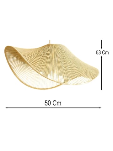 Opviq Hängeleuchte in Creme - (B)50 x (H)53 cm