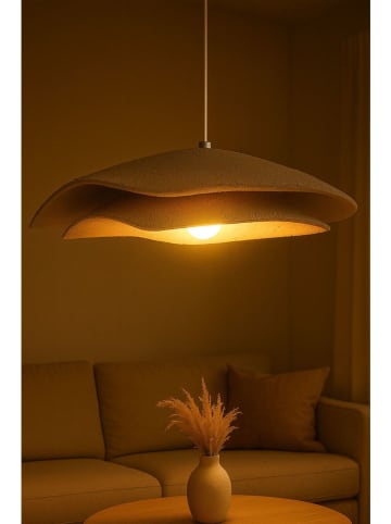 Opviq Lampa wisząca w kolorze kremowym - wys. 65 x Ø 50 cm