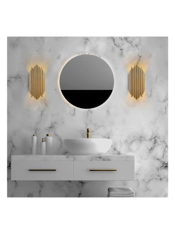 Opviq Wandlamp goudkleurig - (B)18 x (H)40 cm