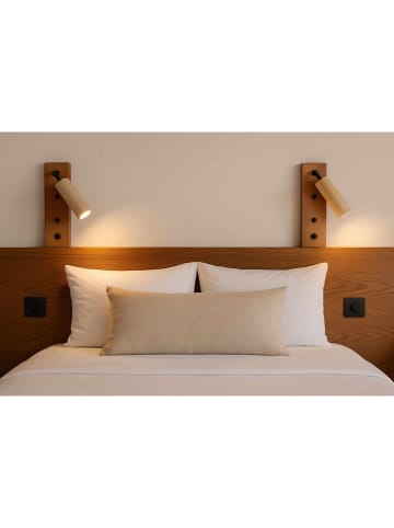 Opviq Wandleuchte in Beige/ Hellbraun - (H)22 cm