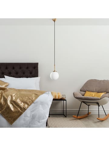 Opviq Lampa wisząca "Orbıtal" w kolorze złoto-białym - wys. 115 x Ø 15 cm