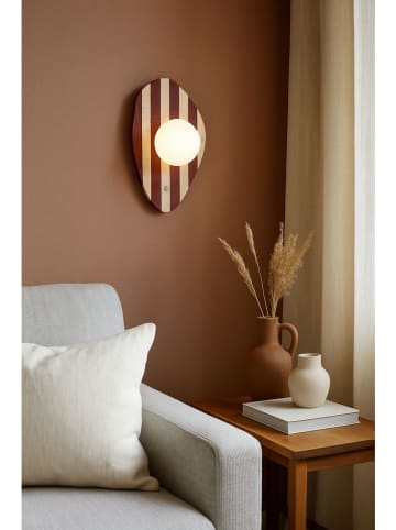 Opviq Lampa ścienna w kolorze beżowo-czerwonym - wys. 42 x Ø 10 cm