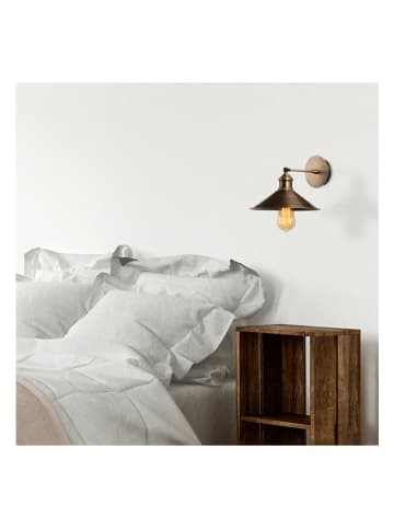 Opviq Wandlamp "Sivani" koperkleurig - (B)24 x (H)25 cm