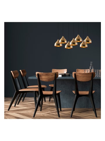 Opviq Hängeleuchte "Tattoo" in Gold - (B)88 x (T)40 cm