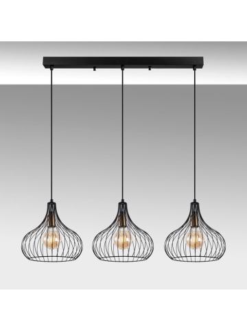Opviq Hängeleuchte in Schwarz - (B)76 x (H)120 cm