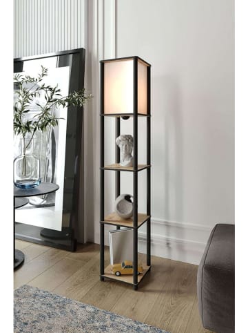 Opviq Standleuchte in Schwarz/ Hellbraun - (H)150 cm