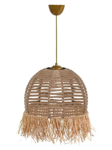 Opviq Hanglamp lichtbruin - (H)80 x Ø 30 cm