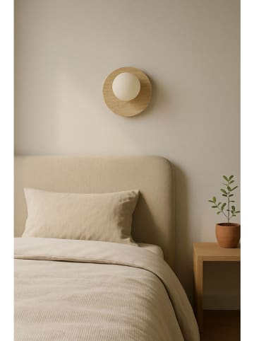 Opviq Wandleuchte in Beige - (H)30 cm x Ø 10 