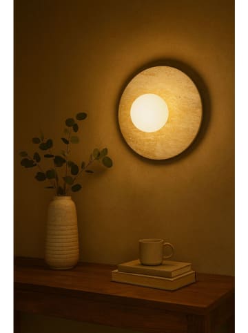 Opviq Wandleuchte in Beige - (H)25 cm x Ø 12 