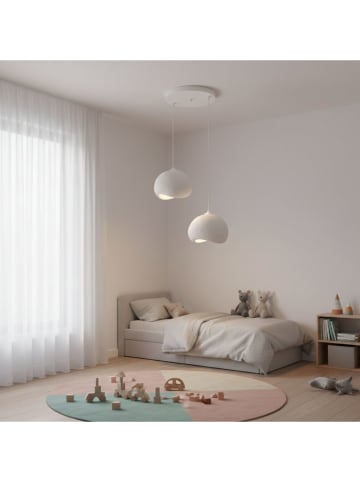 Opviq Lampa wisząca w kolorze białym - szer. 40 cm