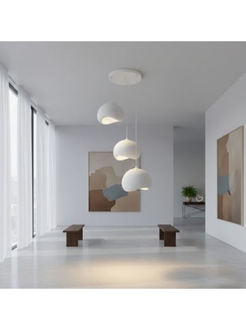 Opviq Hängeleuchte in Weiß - (B)40 cm