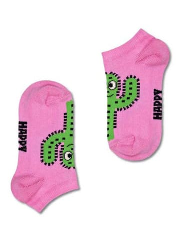 Happy Socks Skarpety (2 pary) "Cactus" w kolorze jasnoróżowo-zielonym