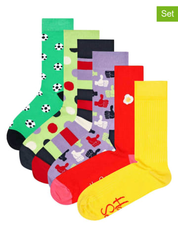 Happy Socks 6er-Set: Socken in Bunt