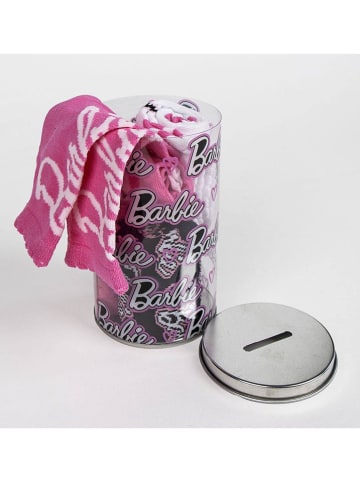 Lucky Socks 4er-Set: Socken "Cerdá life's little momentes" in Weiß/ Pink/ Schwarz