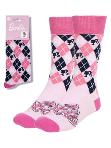 Lucky Socks Sokken "Barbie" roze/zwart