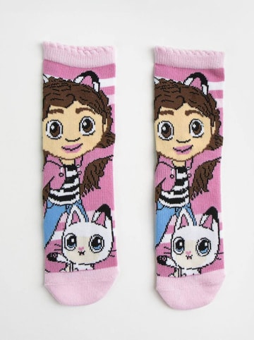 Lucky Socks 3-delige set: sokken "Gabby's dollhouse" meerkleurig