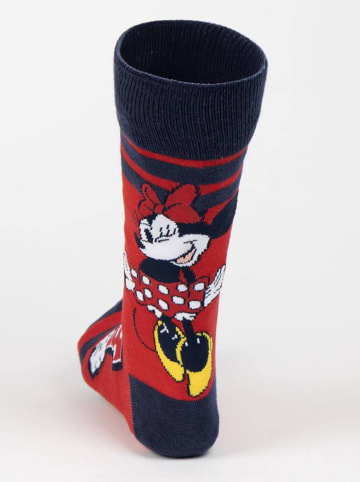 Lucky Socks Sokken "Minnie" rood/donkerblauw/geel