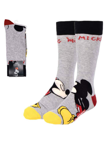 Lucky Socks Sokken rood/geel/zwart/lichtgrijs