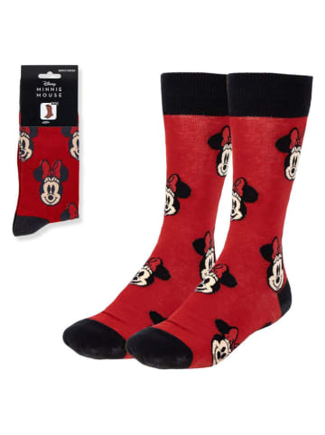 Lucky Socks Socken "Minnie" in Rot/ Schwarz