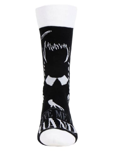 Lucky Socks Skarpety "Wednesday" w kolorze czarno-białym