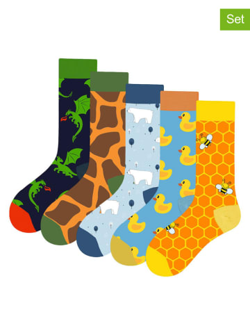 Lucky Socks 5er-Set: Socken in Bunt