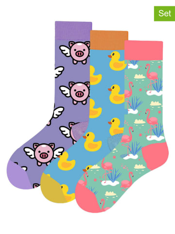 Lucky Socks 3-delige set: sokken meerkleurig