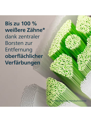 PHILIPS sonicare 4er-Set: Ersatz-Bürstenköpfe "Optimal" in Schwarz