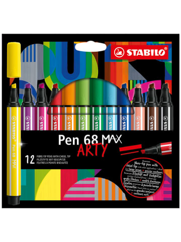 STABILO Premium viltstiften "STABILO Pen 68 MAX ARTY" - 12 stuks