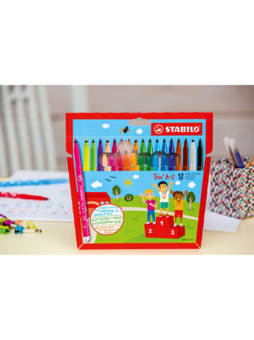 STABILO Viltstiften "STABILO Trio A-Z" - 24 stuks