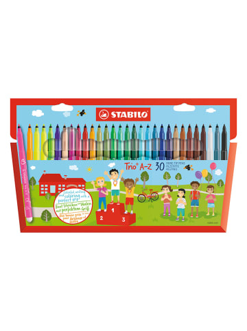 STABILO Viltstiften "STABILO Trio A-Z" - 30 stuks