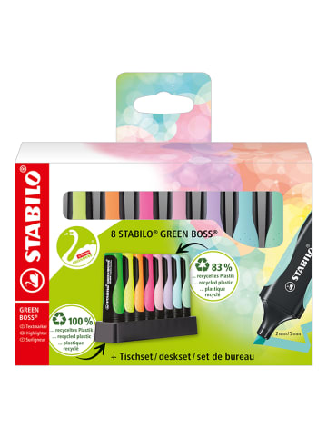 STABILO Textmarker "STABILO Green Boss" - 8 Stück