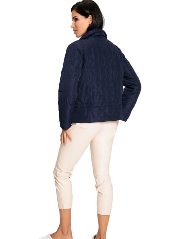 Heine Doorgestikte jas donkerblauw