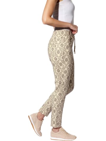 Heine Stoffen broek crème