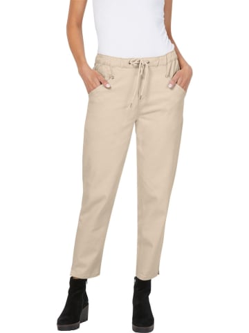 Heine Stoffen broek beige