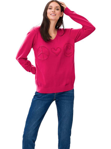 Heine Pullover in Fuchsia