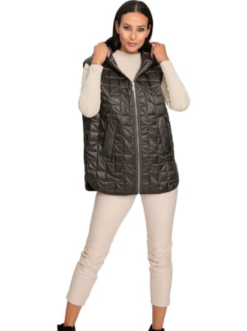 Heine Doorgestikte bodywarmer antraciet