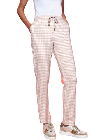 Heine Stoffen broek crème