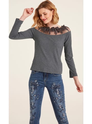 Heine Longsleeve in Anthrazit